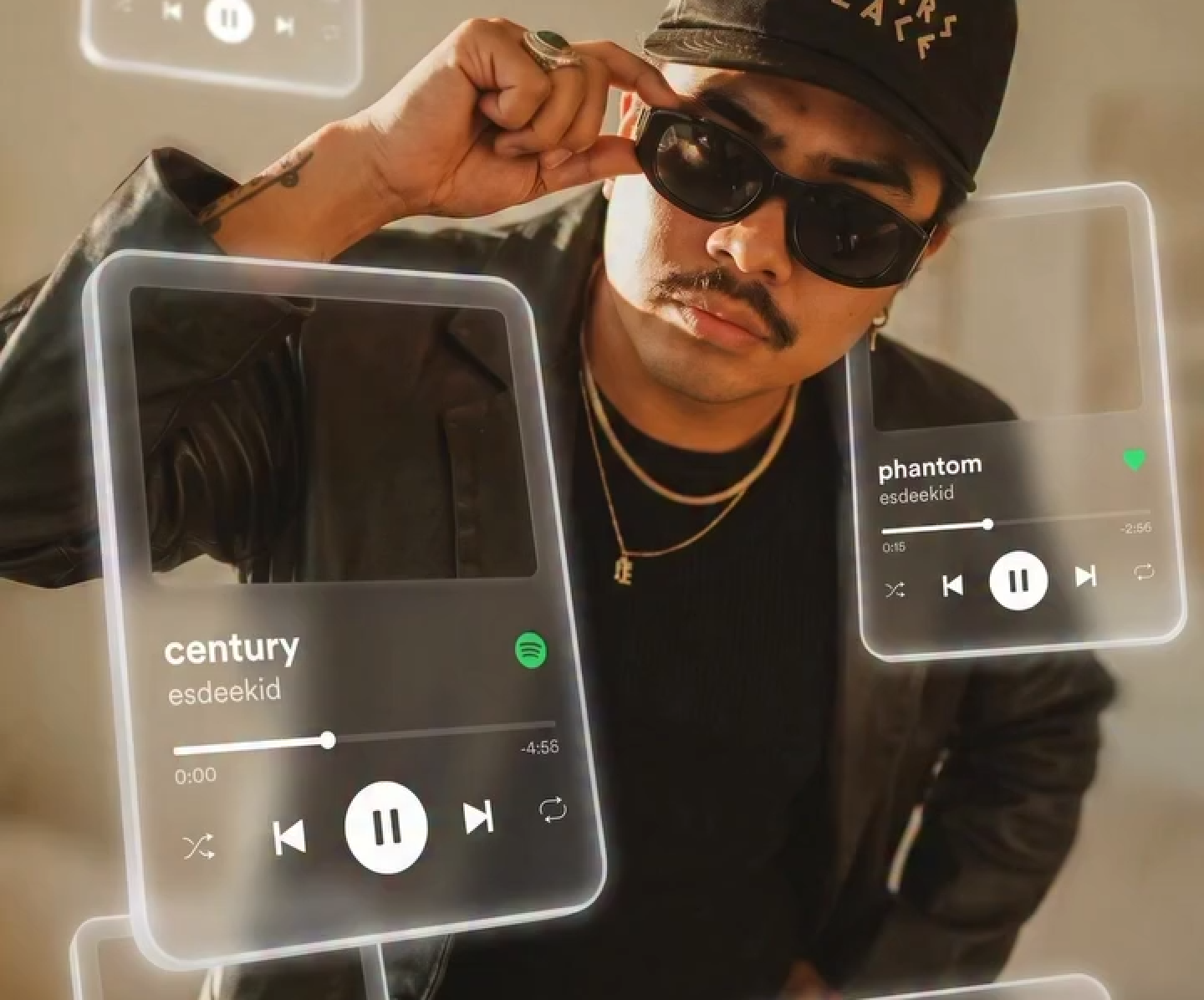 Spotify playlists floating around a contestant